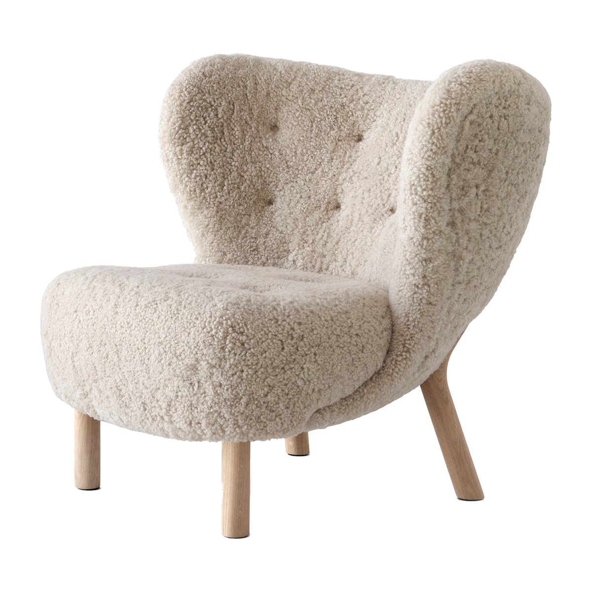 Bilde av &Tradition Little Petra VB1 lenestol Hvitoljet eik-Moonlight