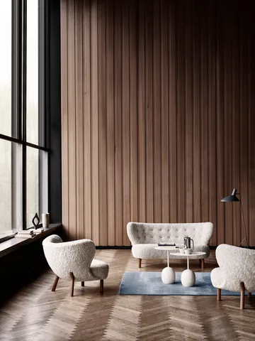 Little Petra VB2 sofa - Hvitoljet eik-Karakorum - &Tradition