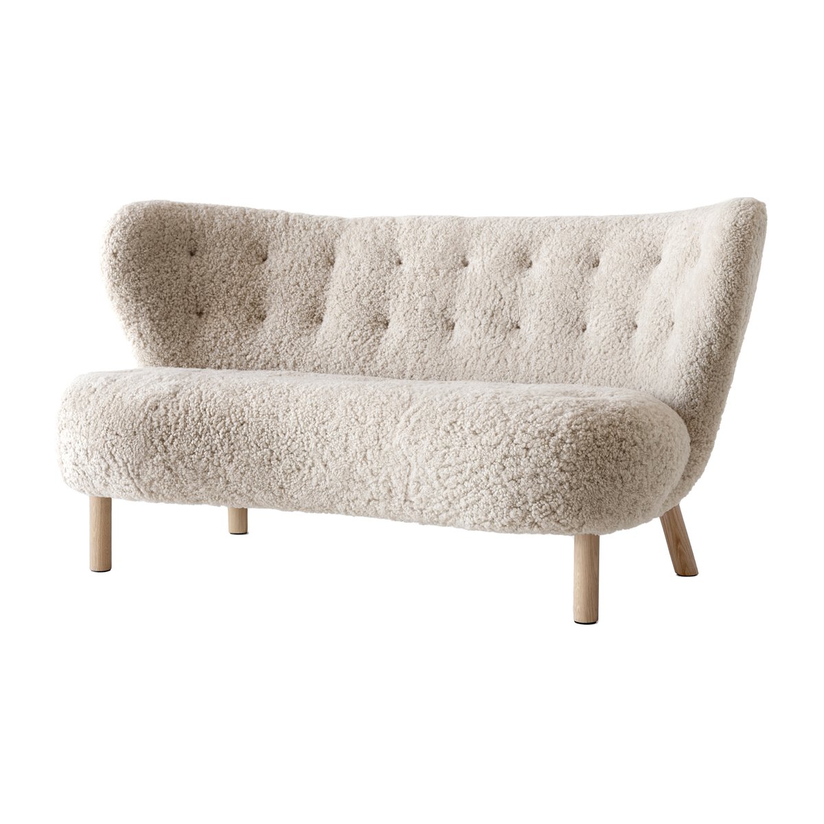 Bilde av &Tradition Little Petra VB2 sofa Hvitoljet eik-Moonlight
