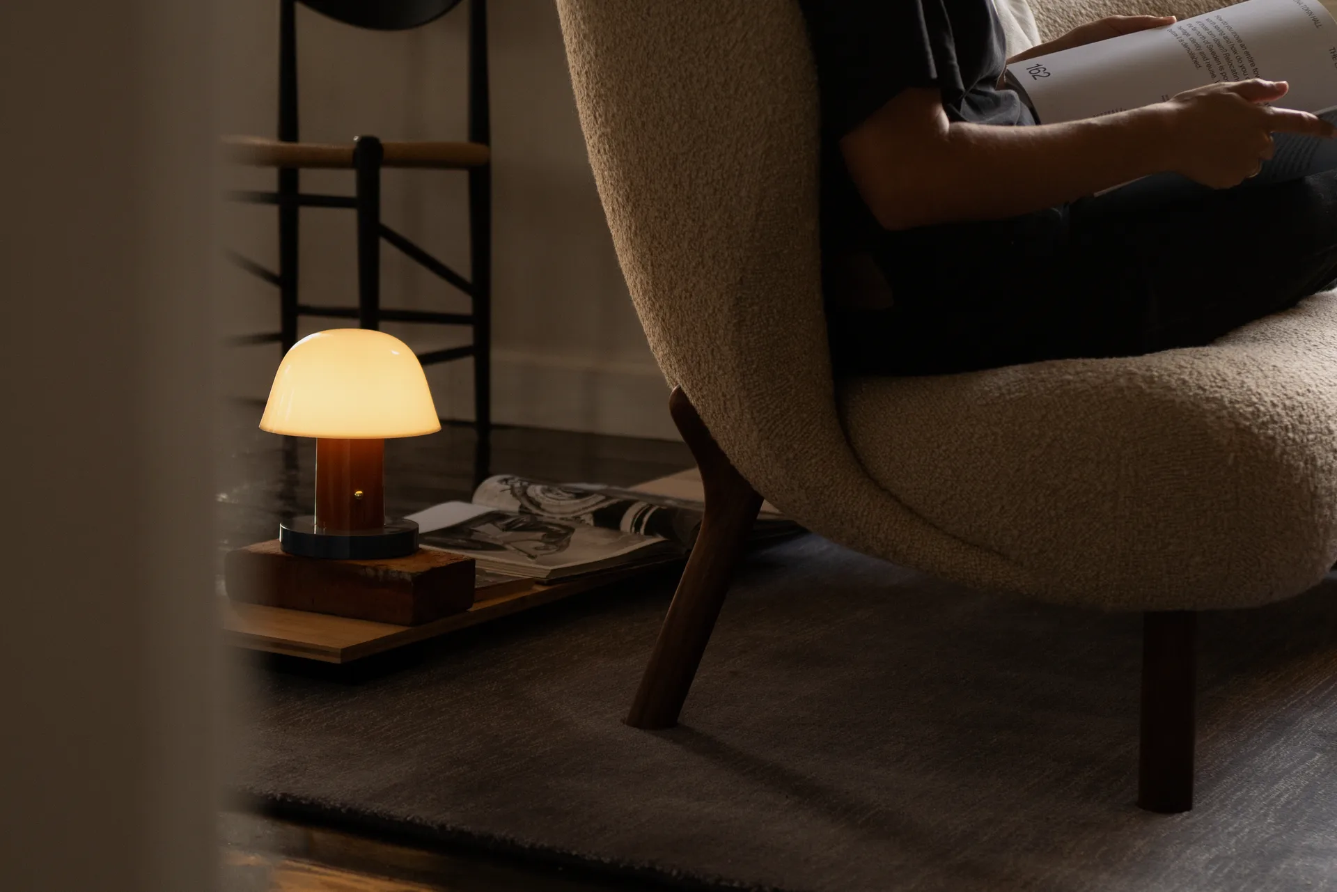 Little Petra VB2 sofa, Hvitoljet eik-Moonlight &Tradition