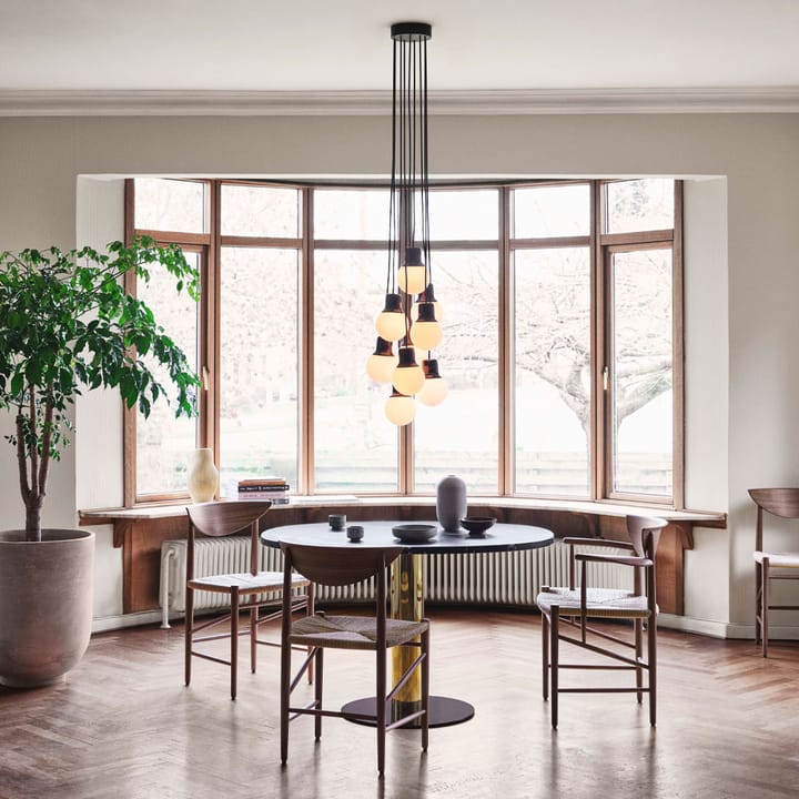 Mass Light NA6 pendellampe - sort marmor/hvit, nero marquina - &Tradition