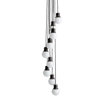 Mass Light NA6 pendellampe - sort marmor/hvit, nero marquina - &Tradition