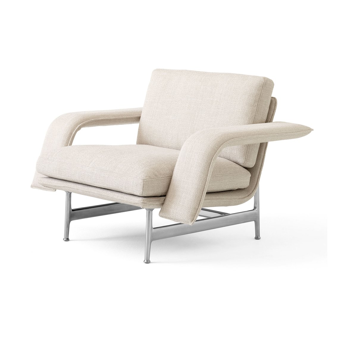 &Tradition Meantime AV29 lounge lenestol Pol. aluminium-Ecriture 0210