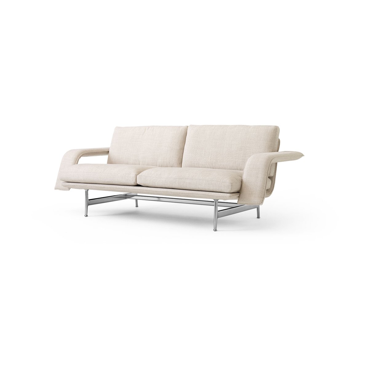 &Tradition Meantime AV30 2-seters sofa Pol. aluminium-Ecriture 0210