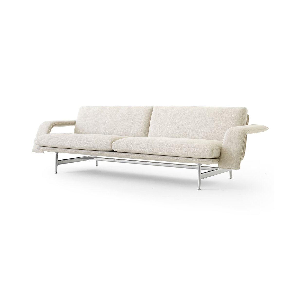 &Tradition Meantime AV31 3-seters sofa Pol. aluminium-Ecriture 0210