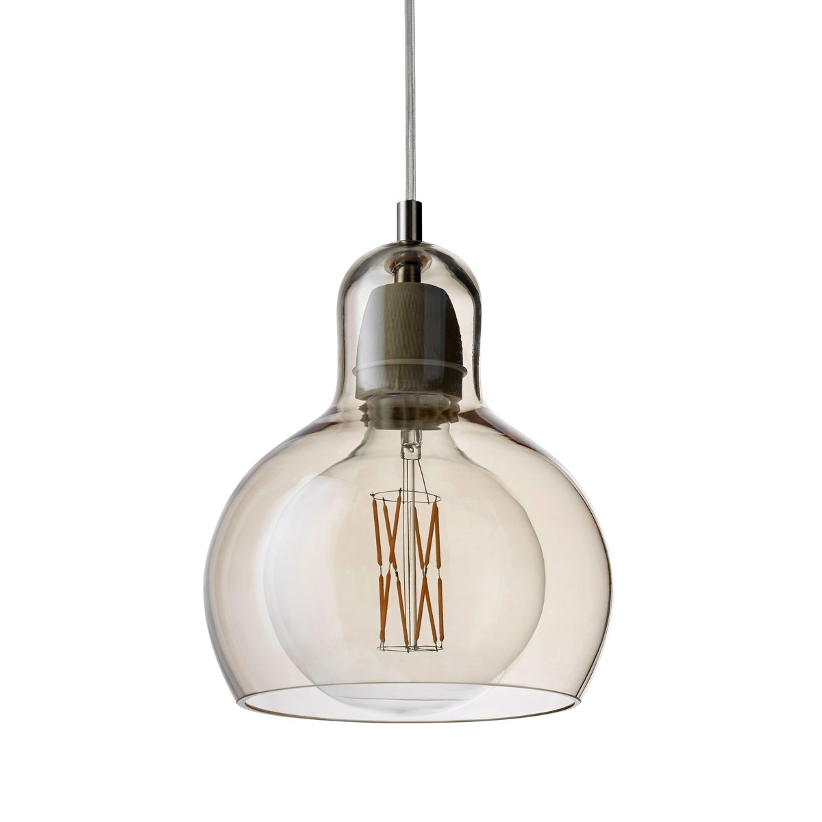 Bilde av &Tradition Mega Bulb lampe Gull-klar ledning