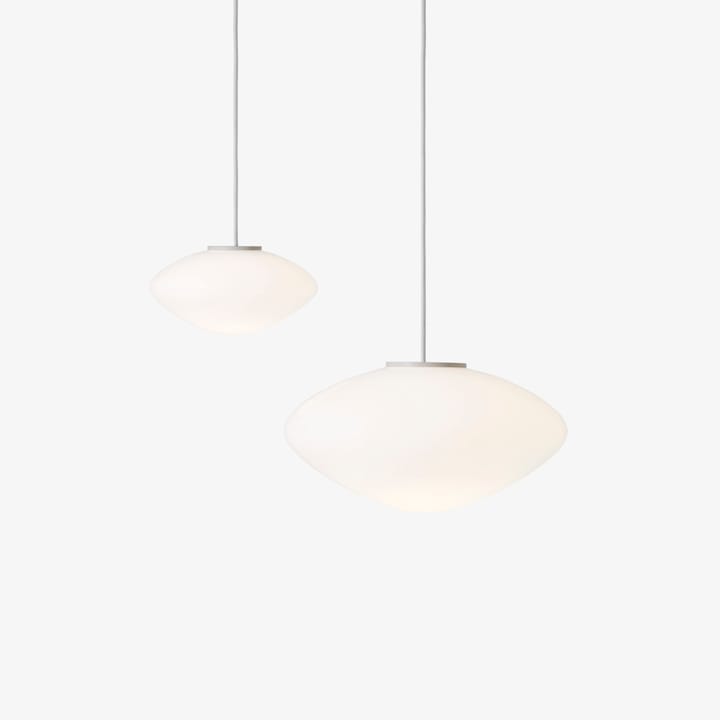 Mist AP15 taklampe Ø 25 cm, Matt White, Glass &Tradition