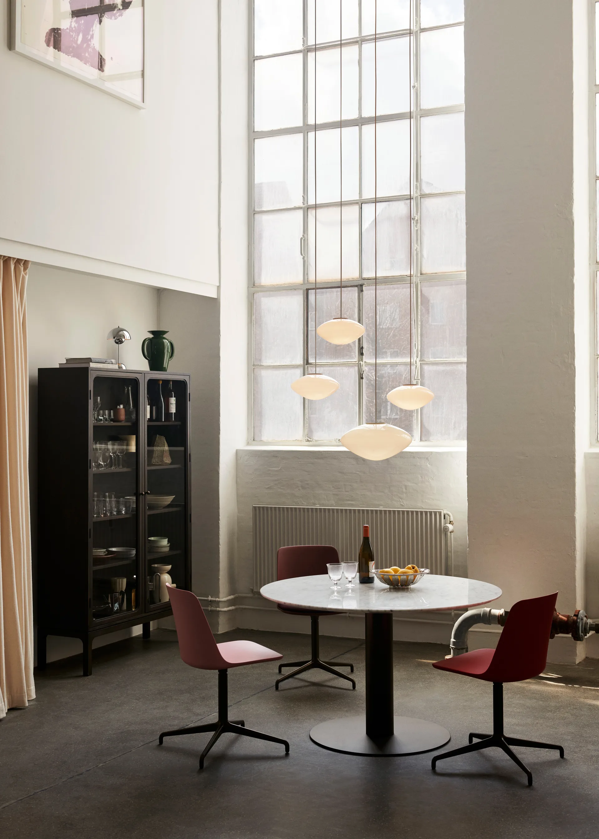 Mist AP16 taklampe Ø 37 cm, Matt White, Glass &Tradition