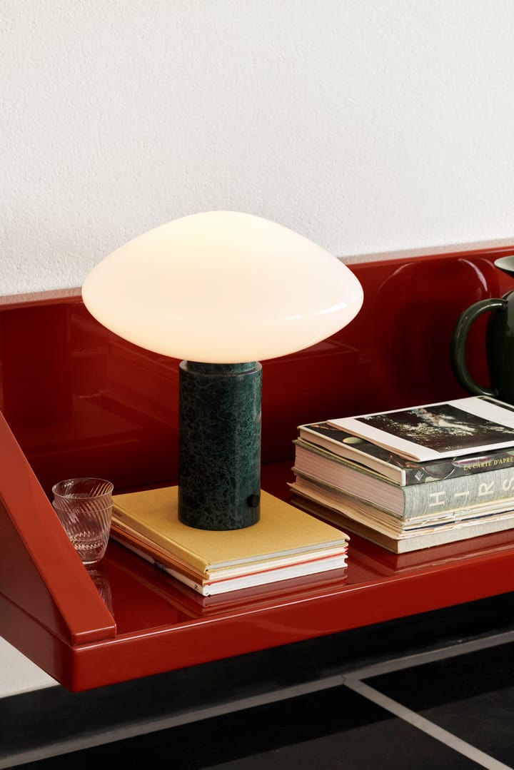 Mist AP17 bordlampe Ø 37 cm, Matt White & Guatemala Verde &Tradition