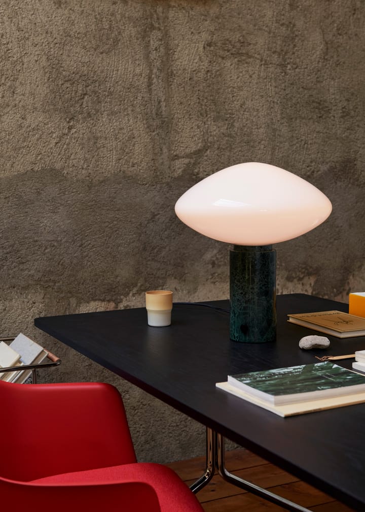 Mist AP17 bordlampe Ø 37 cm, Matt White & Guatemala Verde &Tradition