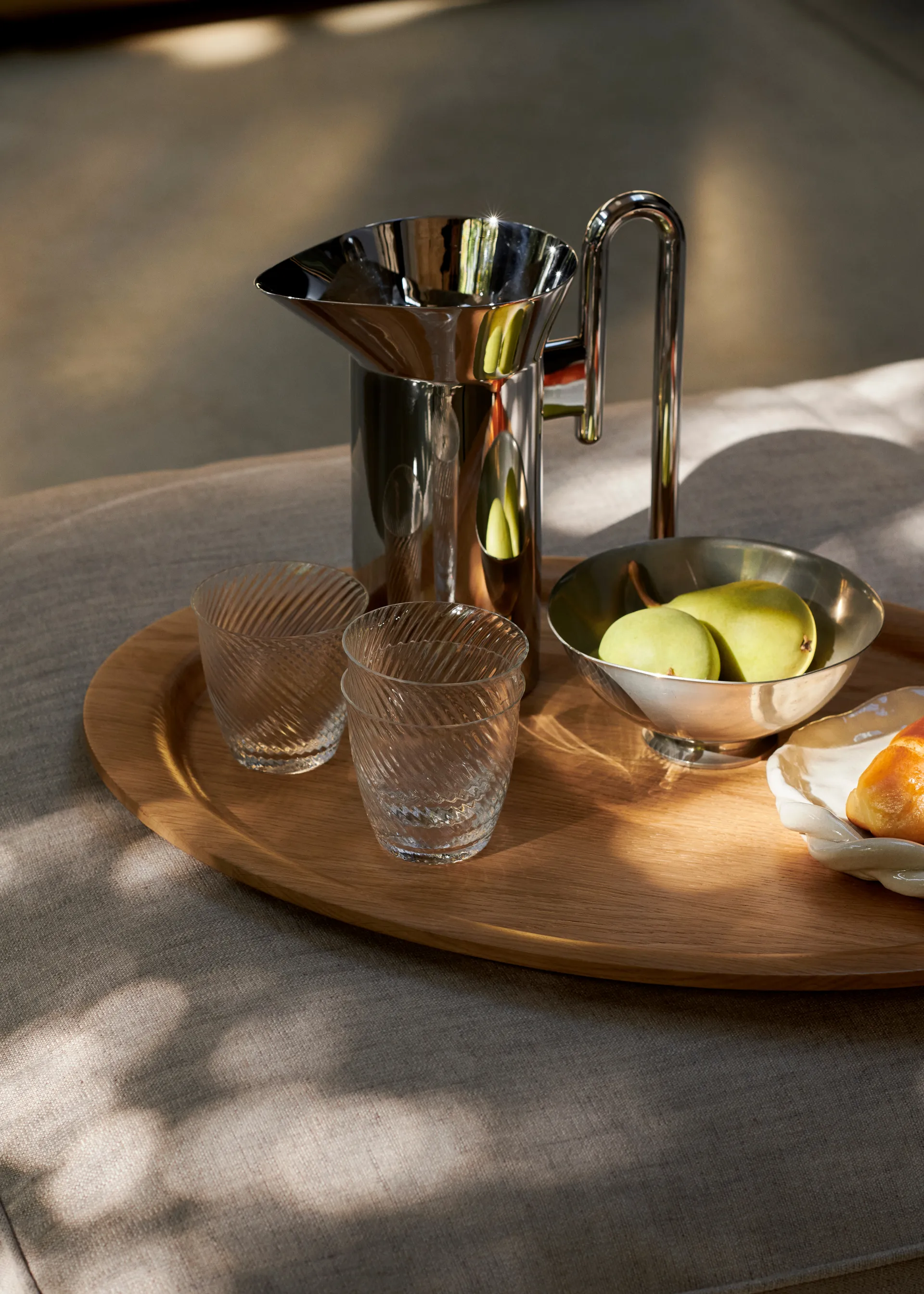 Momento JH38 kanne 1 l, Polished Steel &Tradition