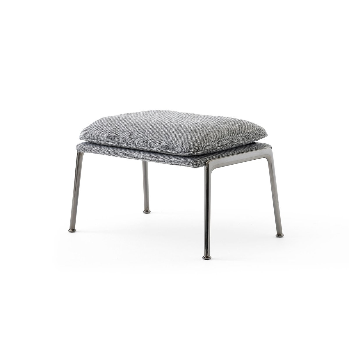 Bilde av &Tradition Muno LN20 fotskammel Dark chrome-Hallingdal 0126