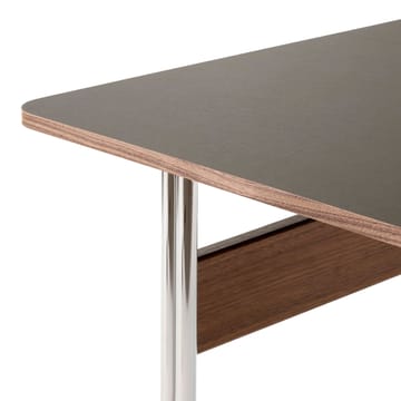 Pavilion AV16 skrivebord - iron linoleum, lakkert valnøtt, kromben - &Tradition