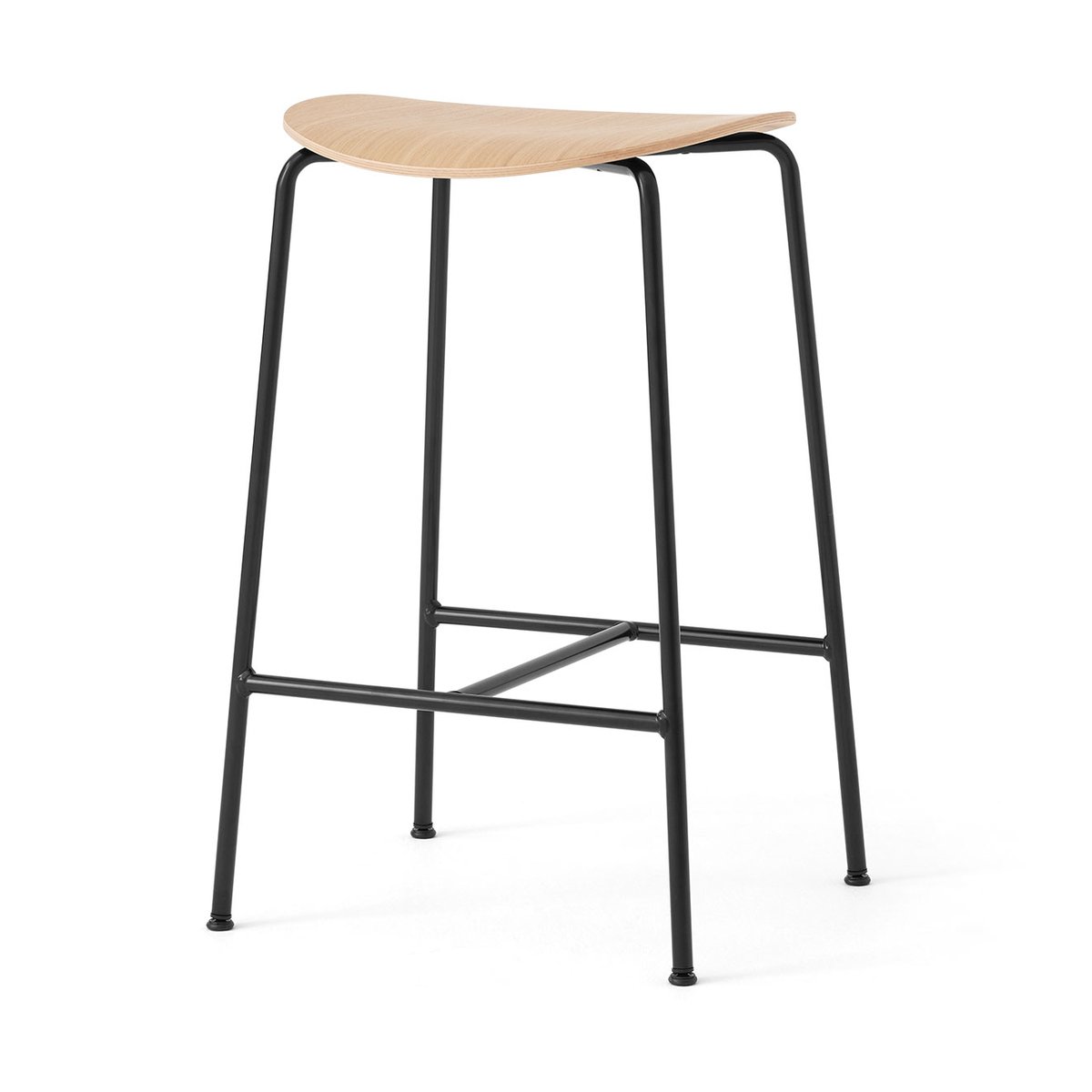 Bilde av &Tradition Pavilion AV37 barkrakk 68 cm Black-lacquered oak