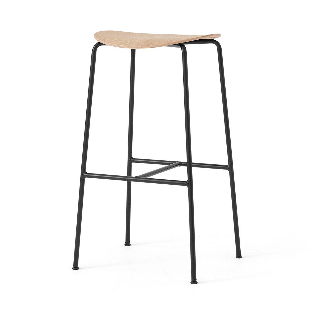 Bilde av &Tradition Pavilion AV38 barkrakk 79 cm Black-lacquered oak