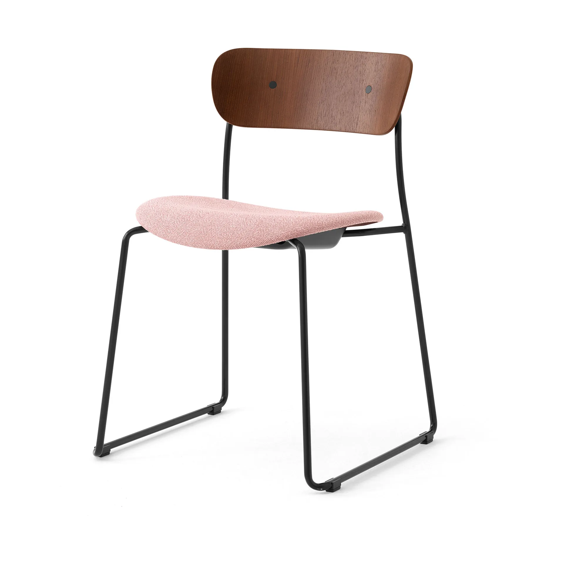 Pavilion AV52 stol polstret sete, Black-Ecriture 0640 &Tradition