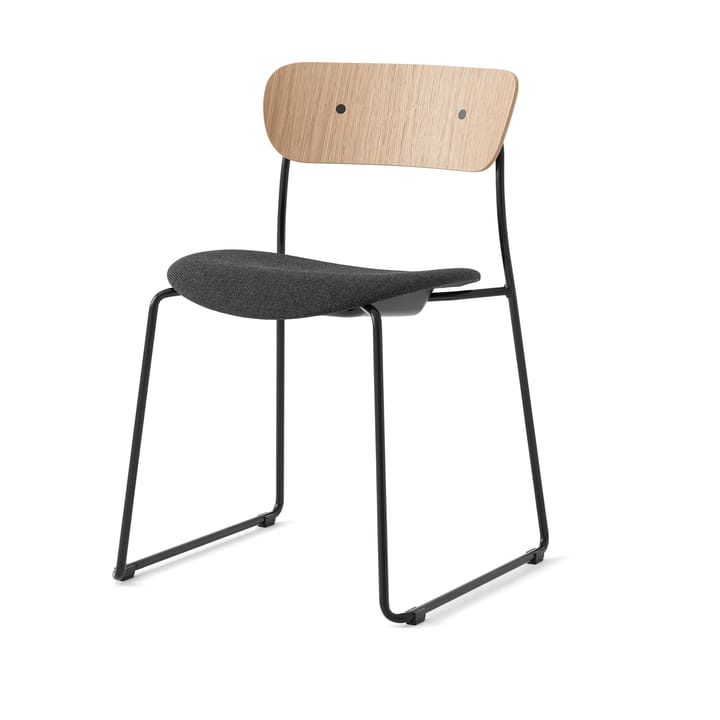 Pavilion AV52 stol polstret sete - Black-Re-wool 0198 - &Tradition