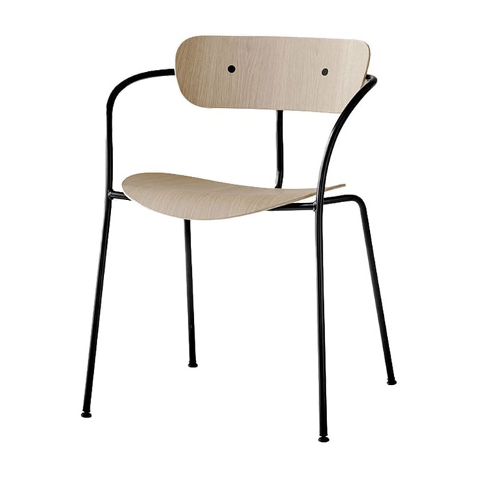 &Tradition Pavilion stol AV2 lakkert eik | Skandinavisk Design | Stoler | Brun