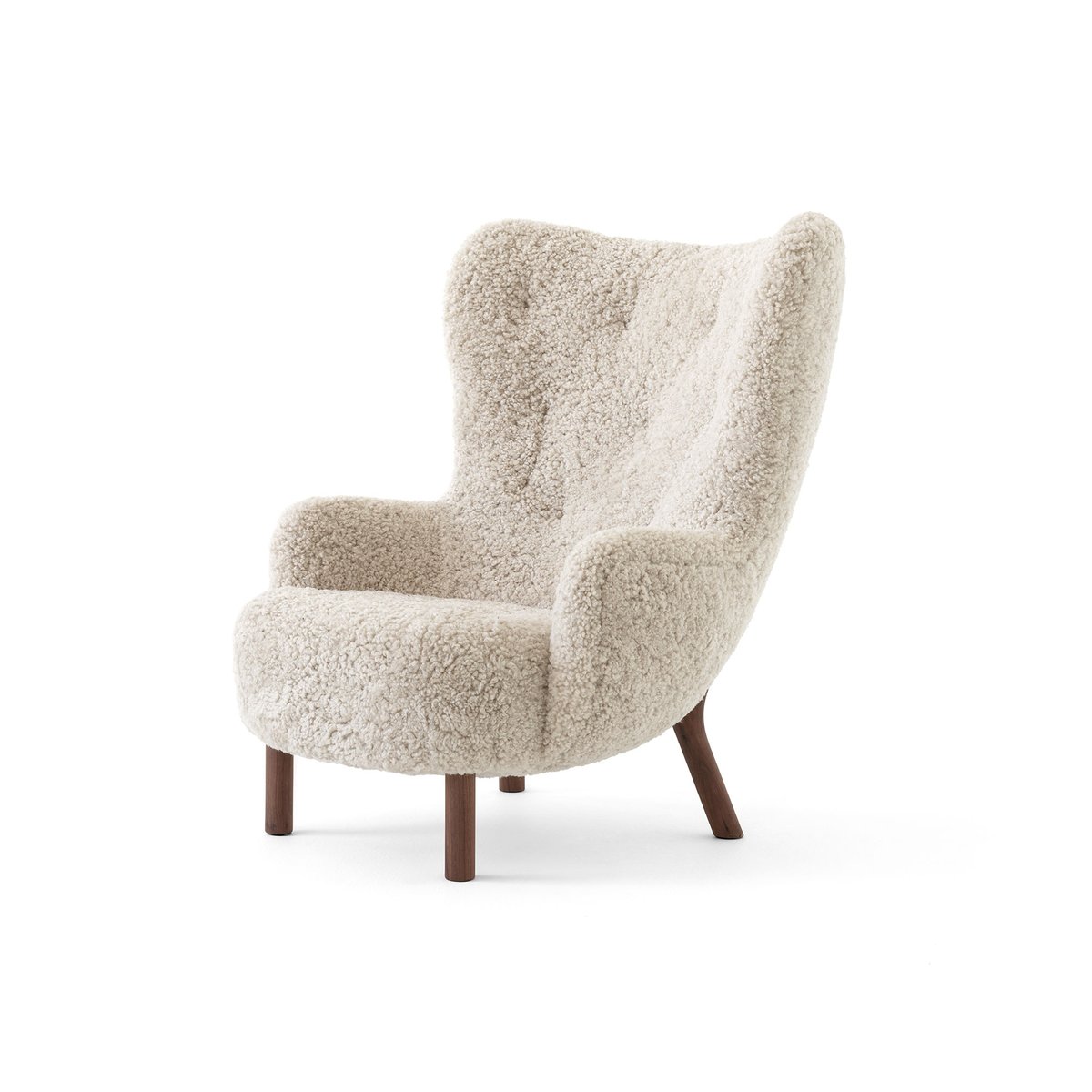 &Tradition Petra VB3 High lenestol Oljet valnøtt-Sheepskin Moonlight