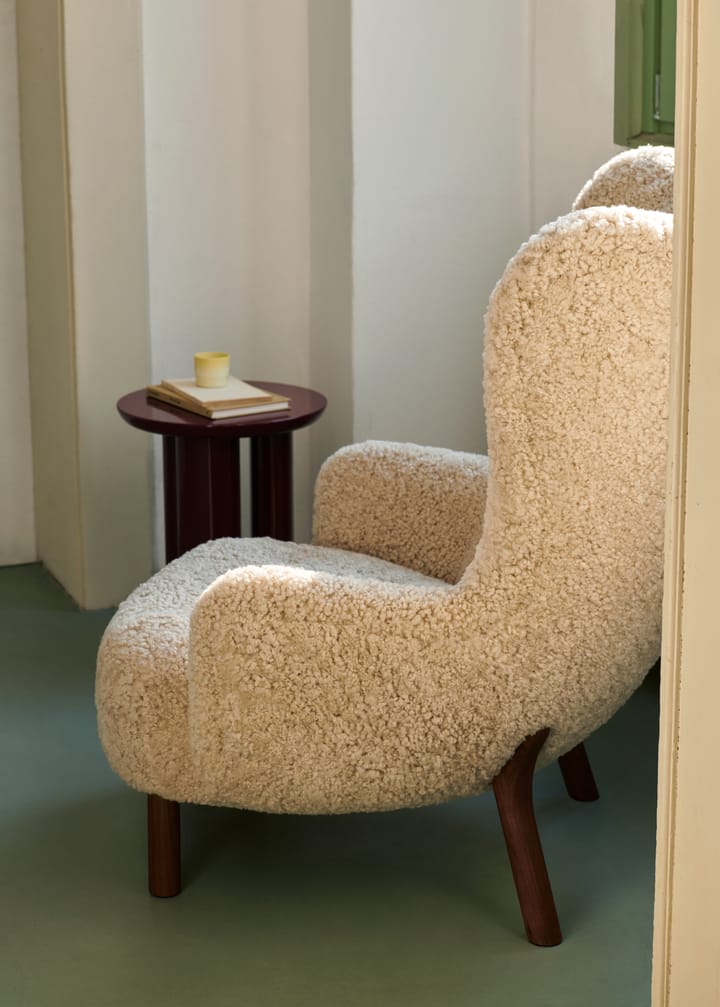 Petra VB3 High lenestol, Oljet valnøtt-Sheepskin Moonlight &Tradition