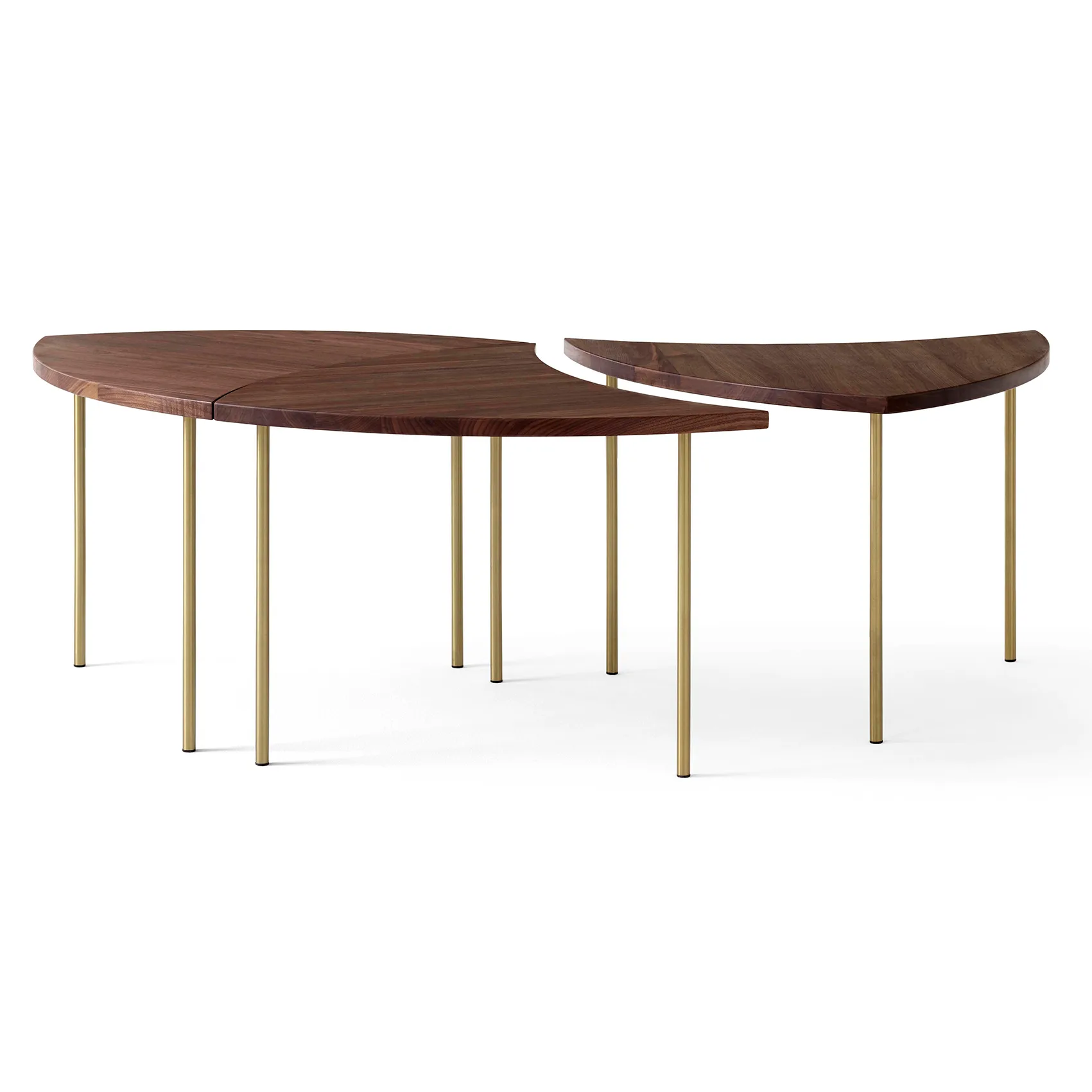 Pinwheel sidebord HM7, Valnøtt &Tradition