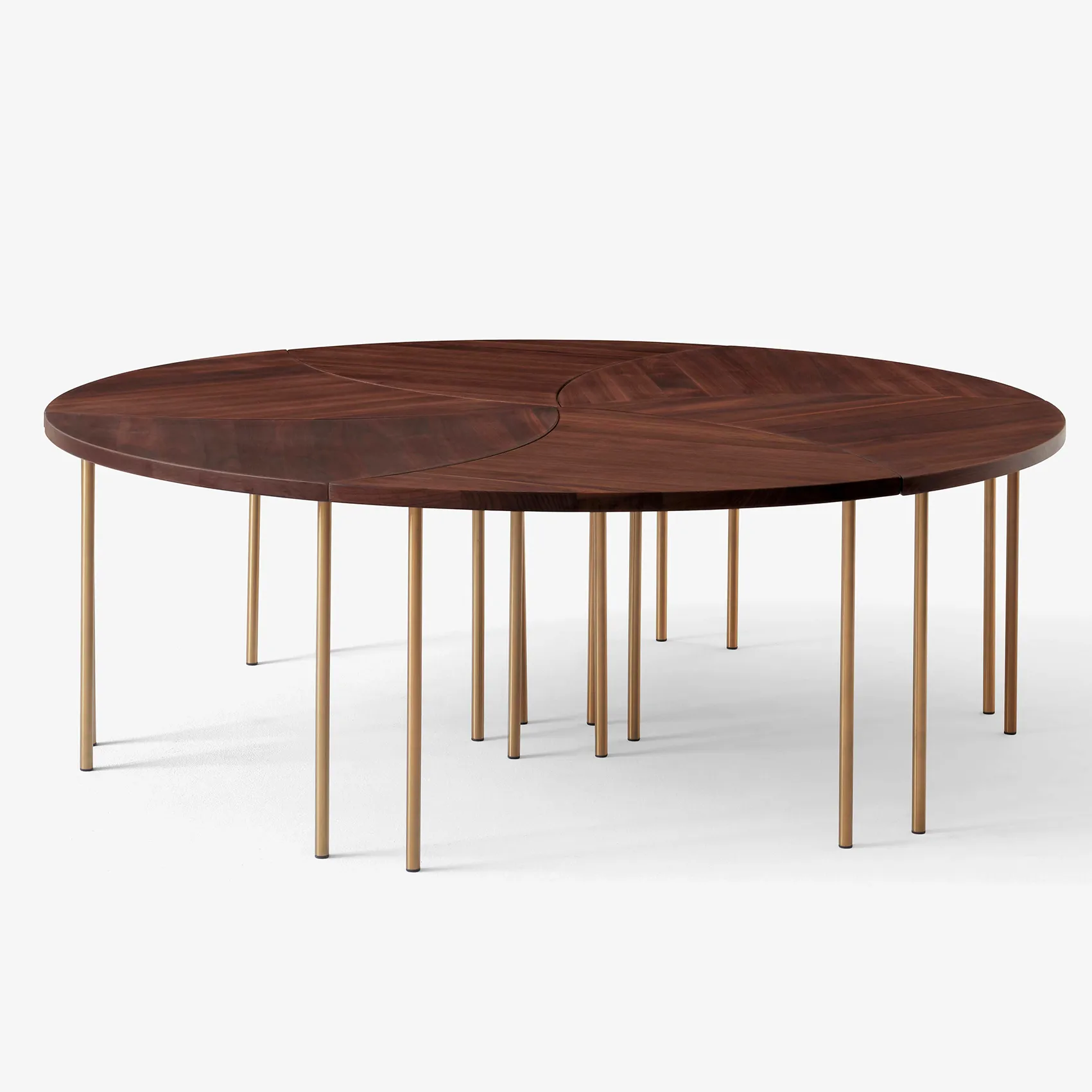 Pinwheel sidebord HM7, Valnøtt &Tradition