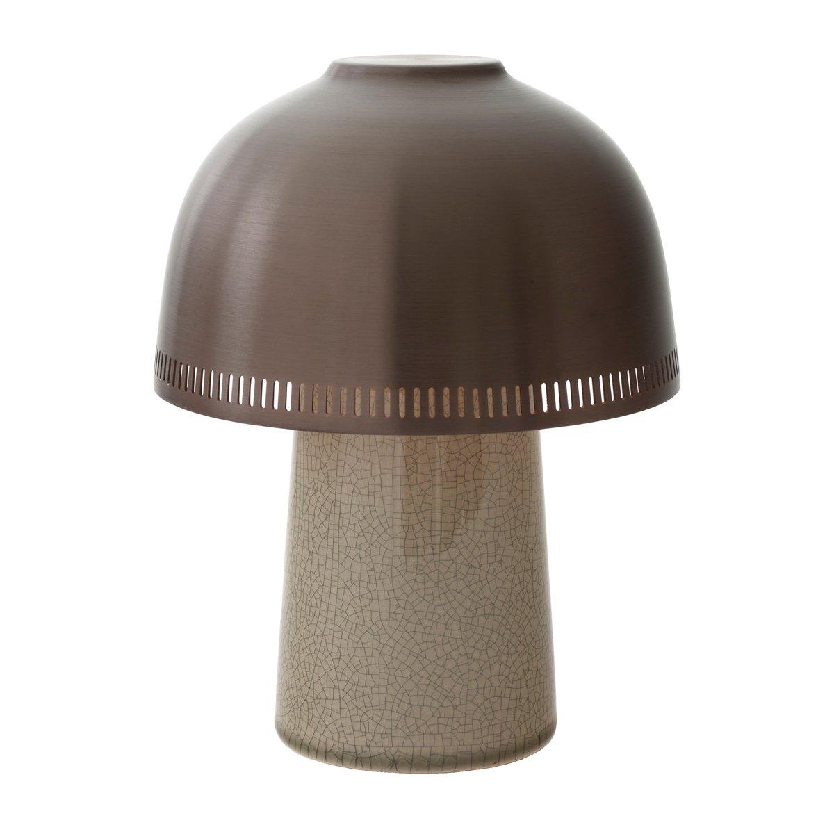 Bilde av &Tradition Raku SH8 bordlampe Beige Grey & Bronze