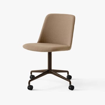 Rely HW23 kontorstol - Tekstil hallingdal 224 peanut, bronsert stativ - &Tradition
