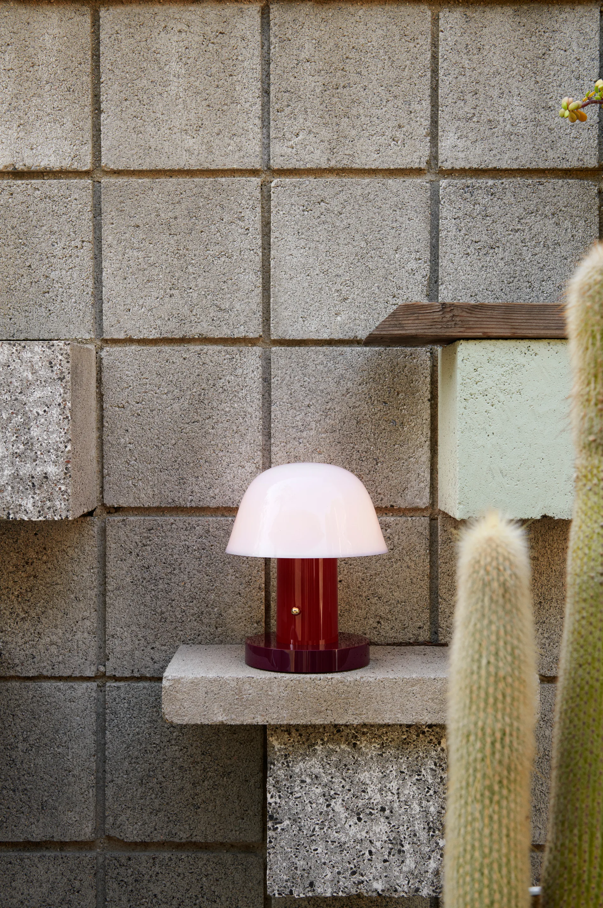 Setago JH27 bordlampe, Maroon-grape &Tradition