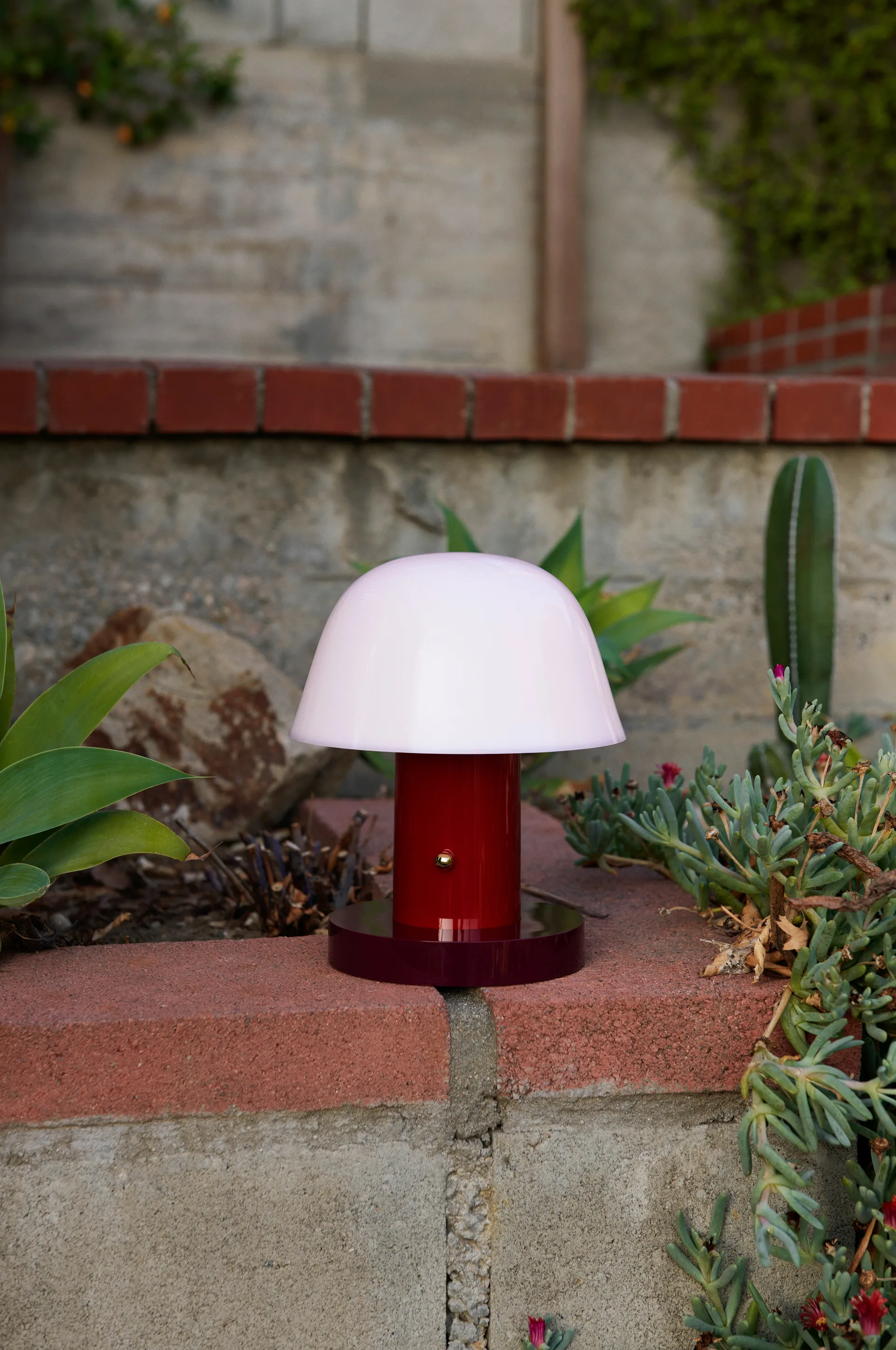 Setago JH27 bordlampe, Maroon-grape &Tradition
