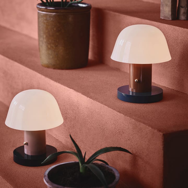 Setago JH27 bordlampe, Rust-thunder &Tradition