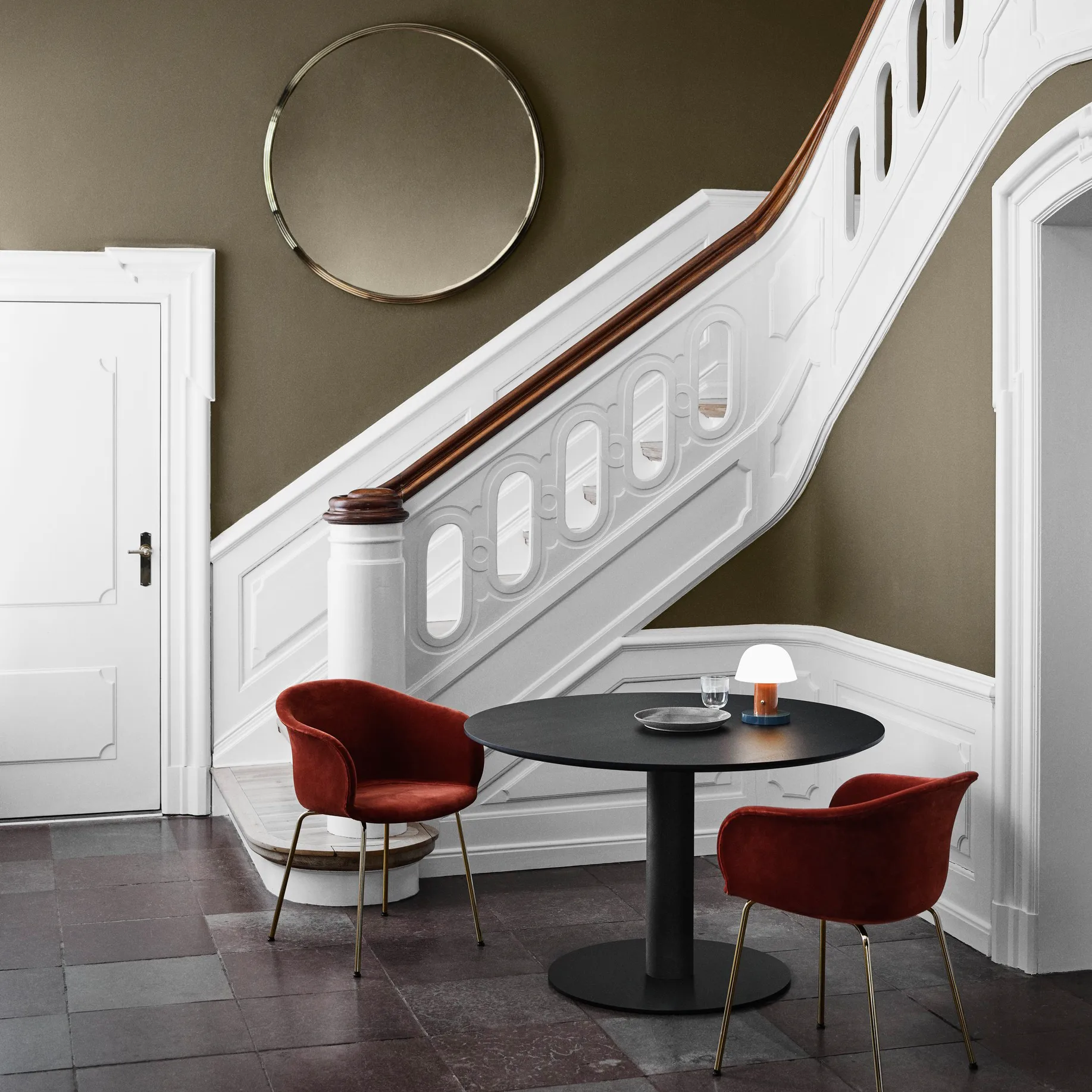 Setago JH27 bordlampe, Rust-thunder &Tradition