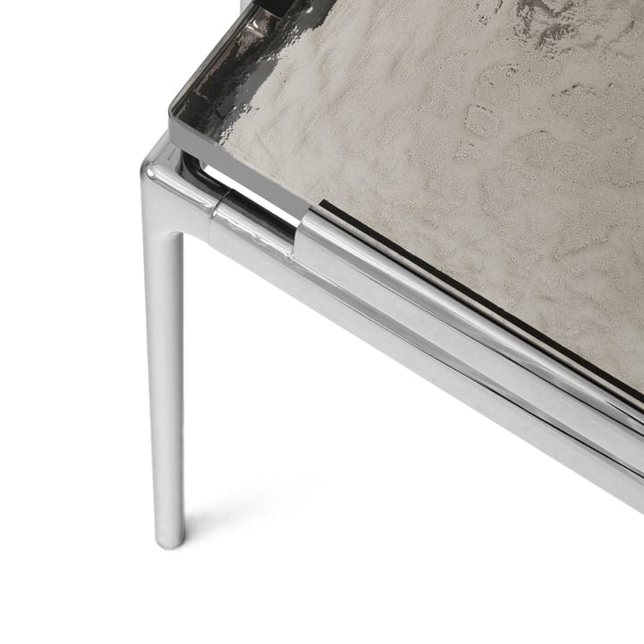 Sett LN11 sidebord, Smoked cast glass-dark chrome &Tradition