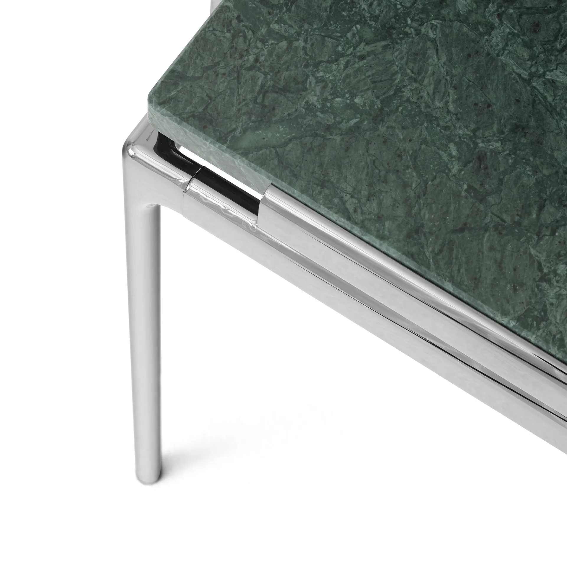 Sett LN11 sidebord, Verde guatemala-dark chrome &Tradition