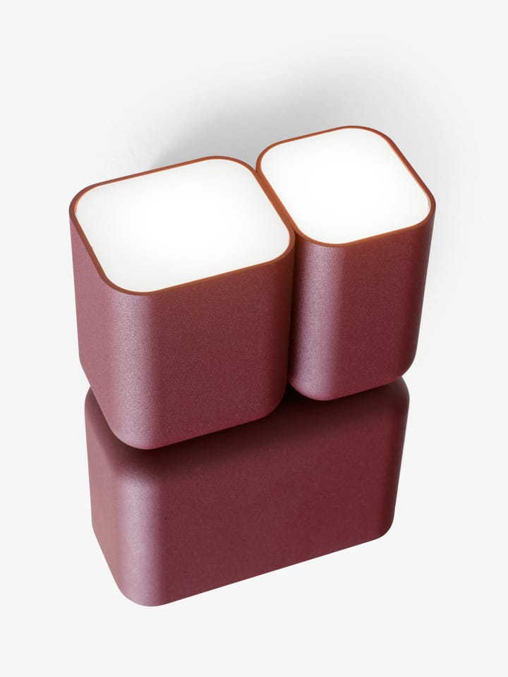 Tabata LN10 vegglampe, Dark burgundy &Tradition