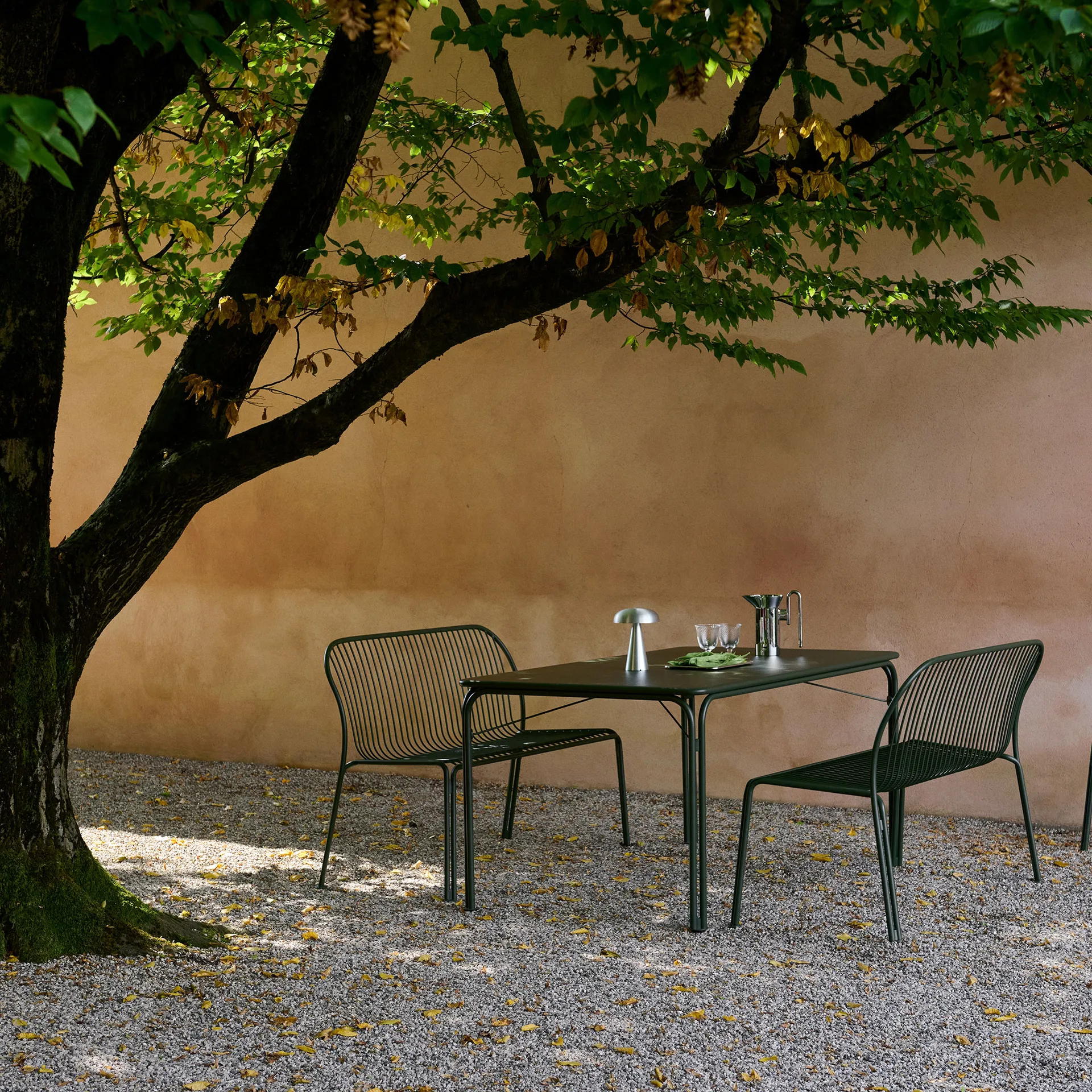 Thorvald SC111 benk, Bronze green, 129 cm &Tradition