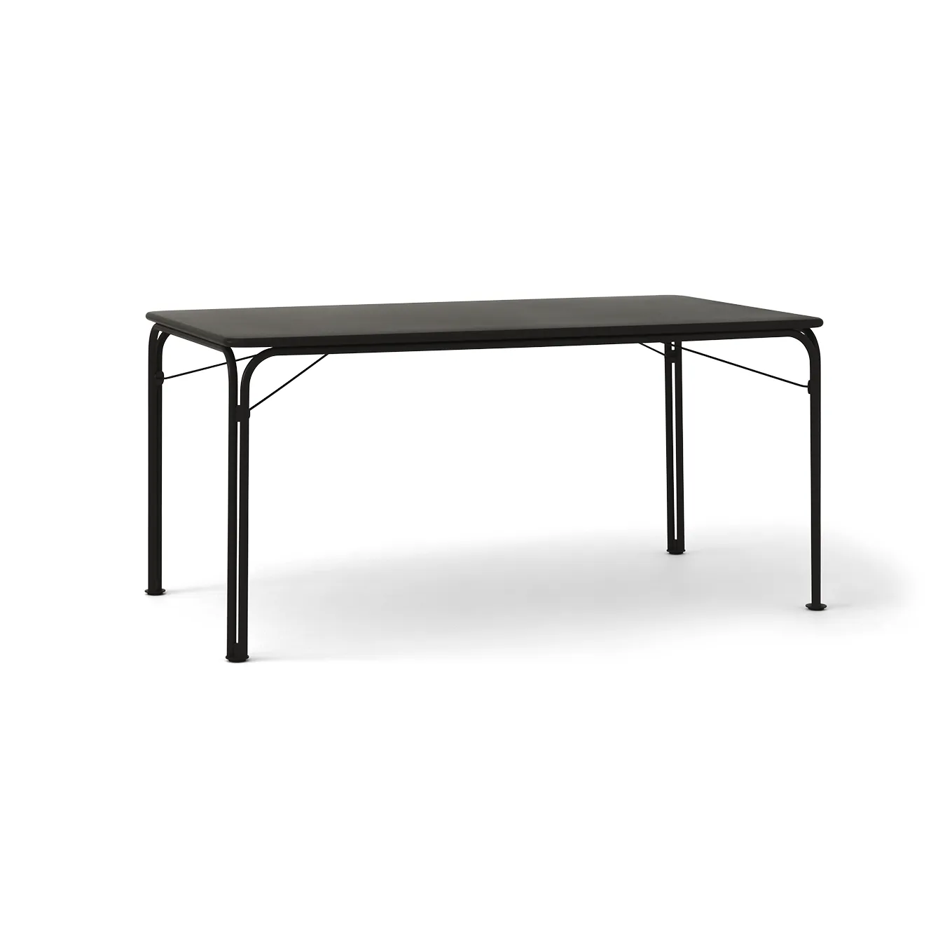 Thorvald SC113 spisebord, Warm black, 160 cm &Tradition