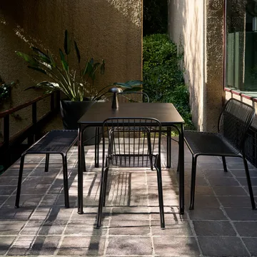 Thorvald SC113 spisebord - Warm black, 160 cm - &Tradition