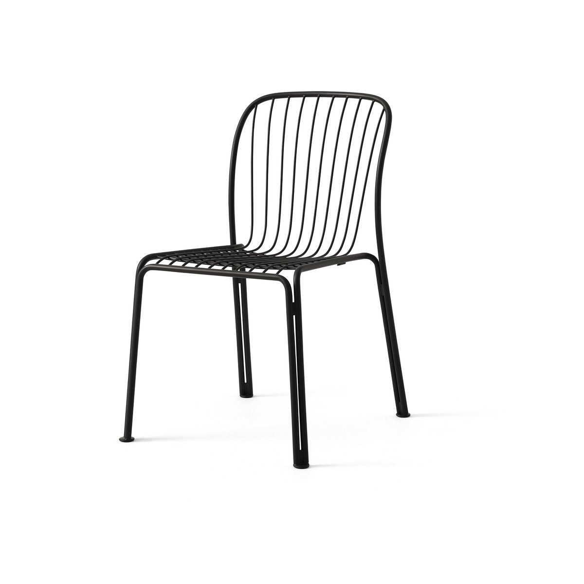 &Tradition - Thorvald Sidechair SC94, Warm Black - Utendørs spisebordstoler - Space Copenhagen - Svart - Metall