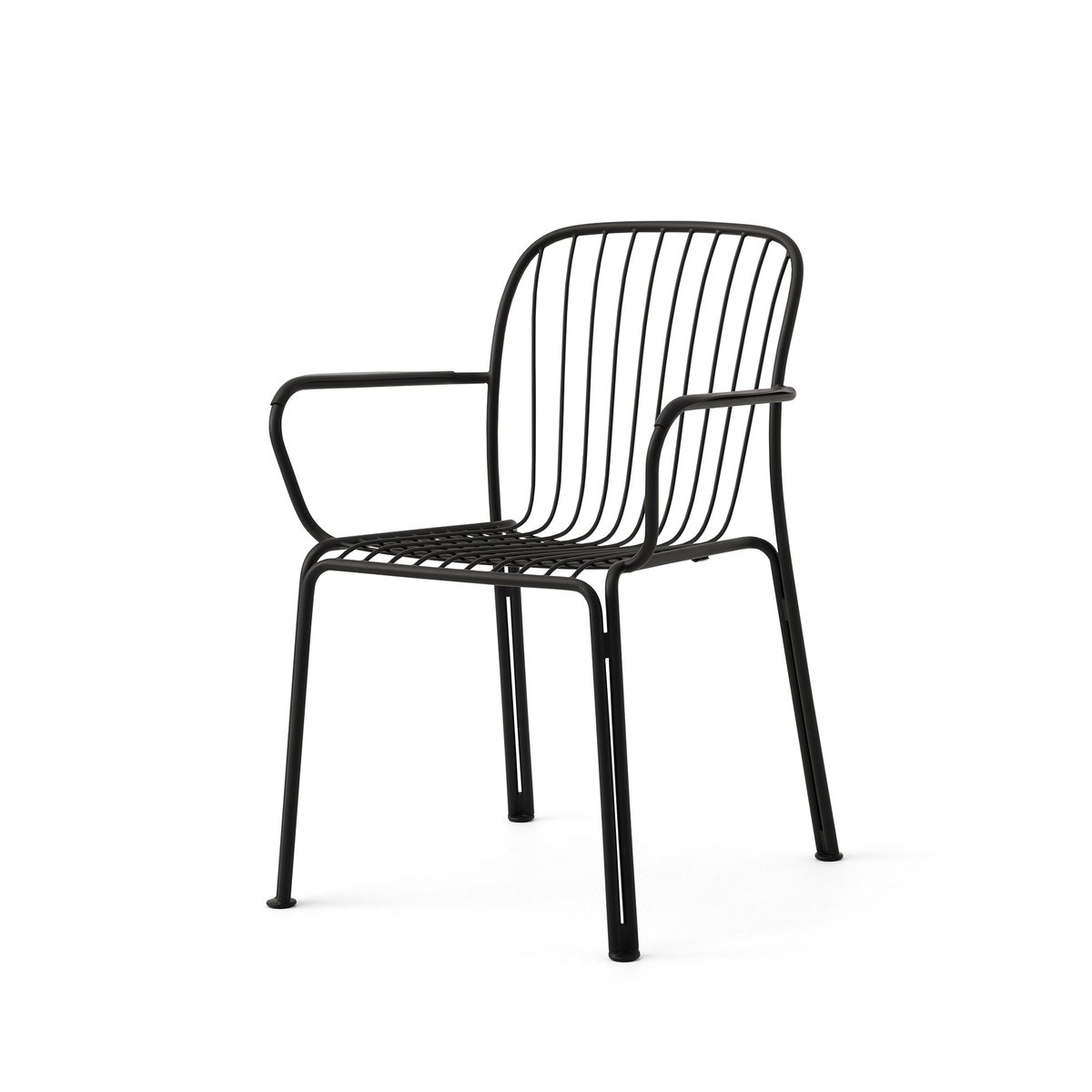 &Tradition - Thorvald Armchair SC95, Warm Black - Utendørs spisebordstoler - Space Copenhagen
