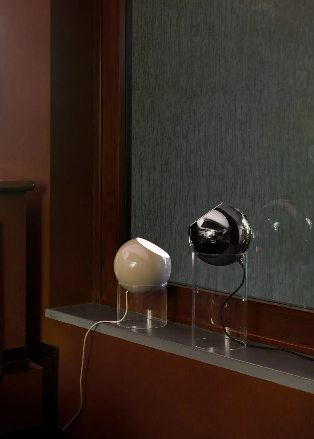 Topan VP13 bordlampe 31,5 cm, Clear-grey beige &Tradition