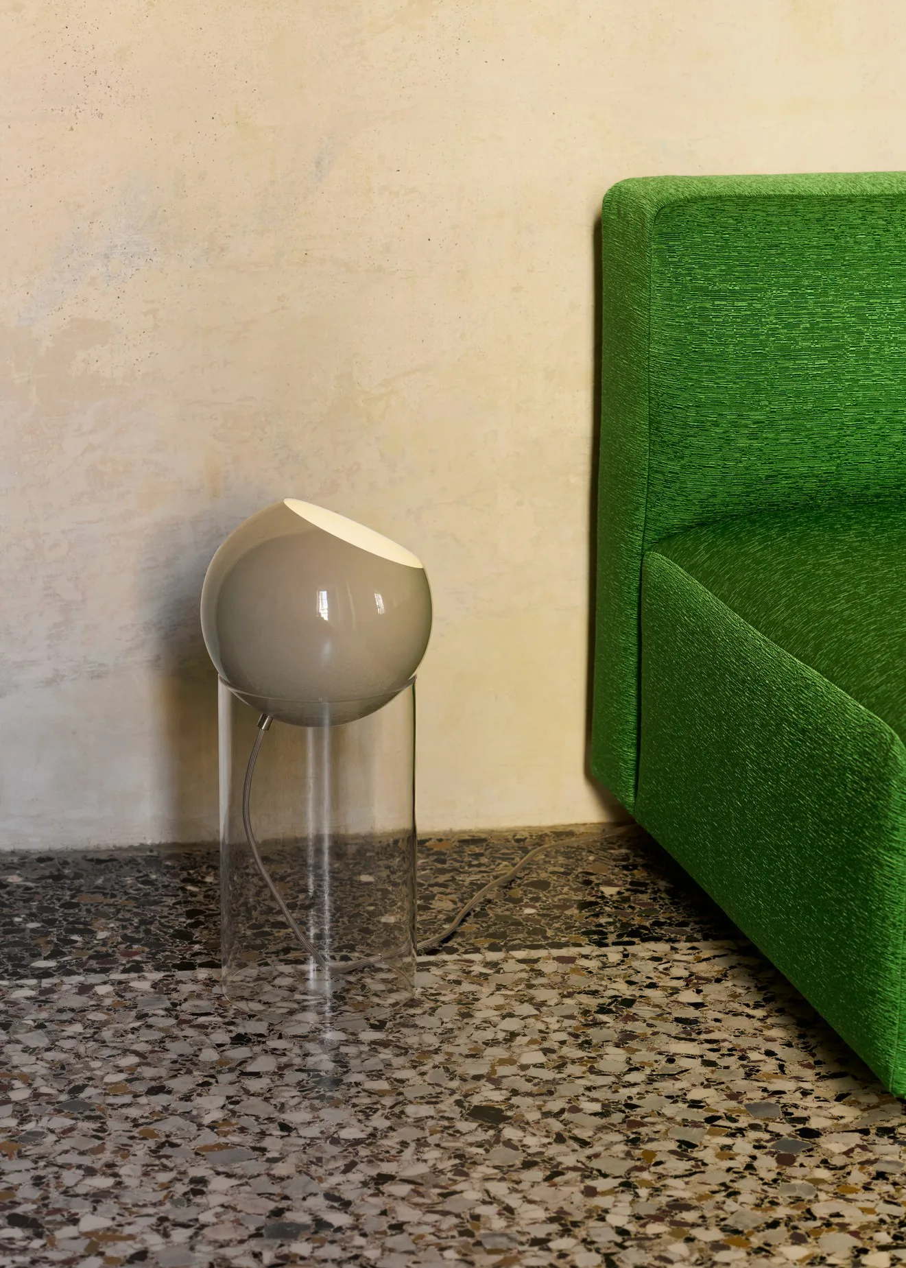 Topan VP14 stålampe 46,5 cm, Clear-grey beige &Tradition