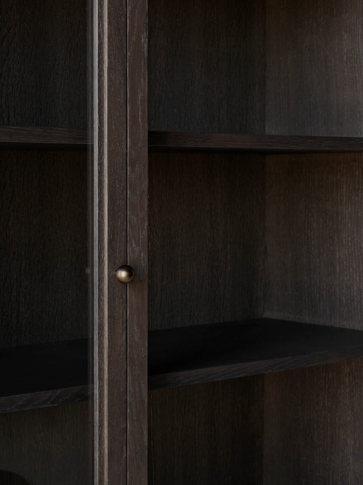 Trace SC88 vitrineskap 120 x 192 x 40 cm, Dark stained oak &Tradition
