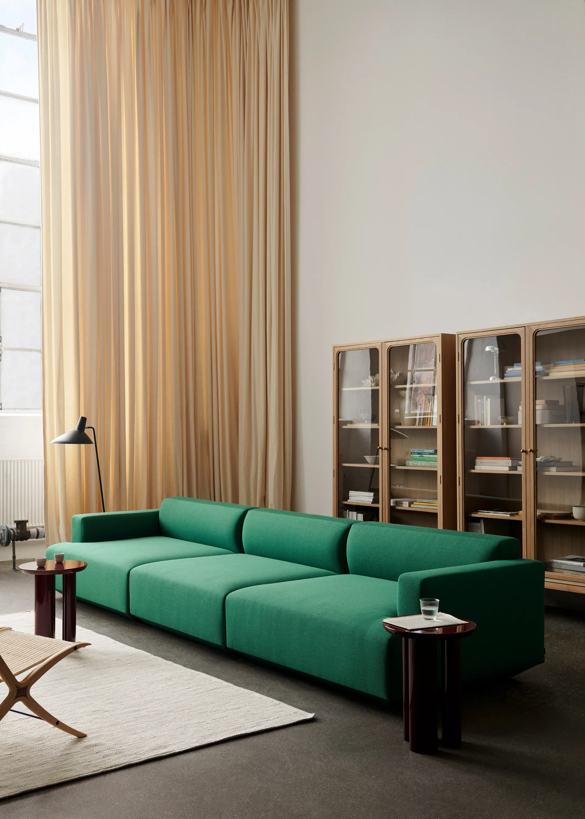 Trace SC88 vitrineskap 120 x 192 x 40 cm, Natural natural oak &Tradition