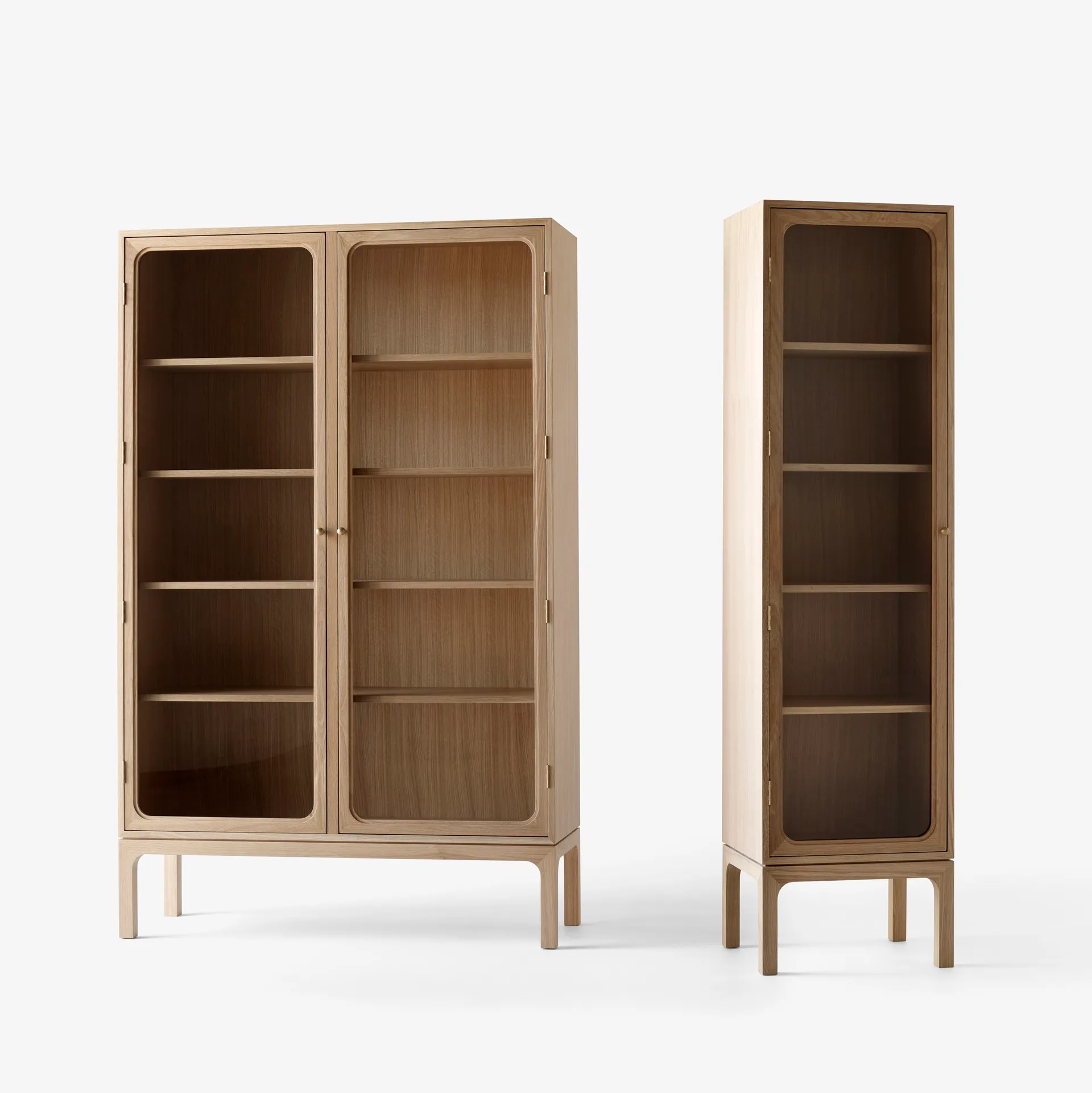 Trace SC88 vitrineskap 120 x 192 x 40 cm, Natural natural oak &Tradition