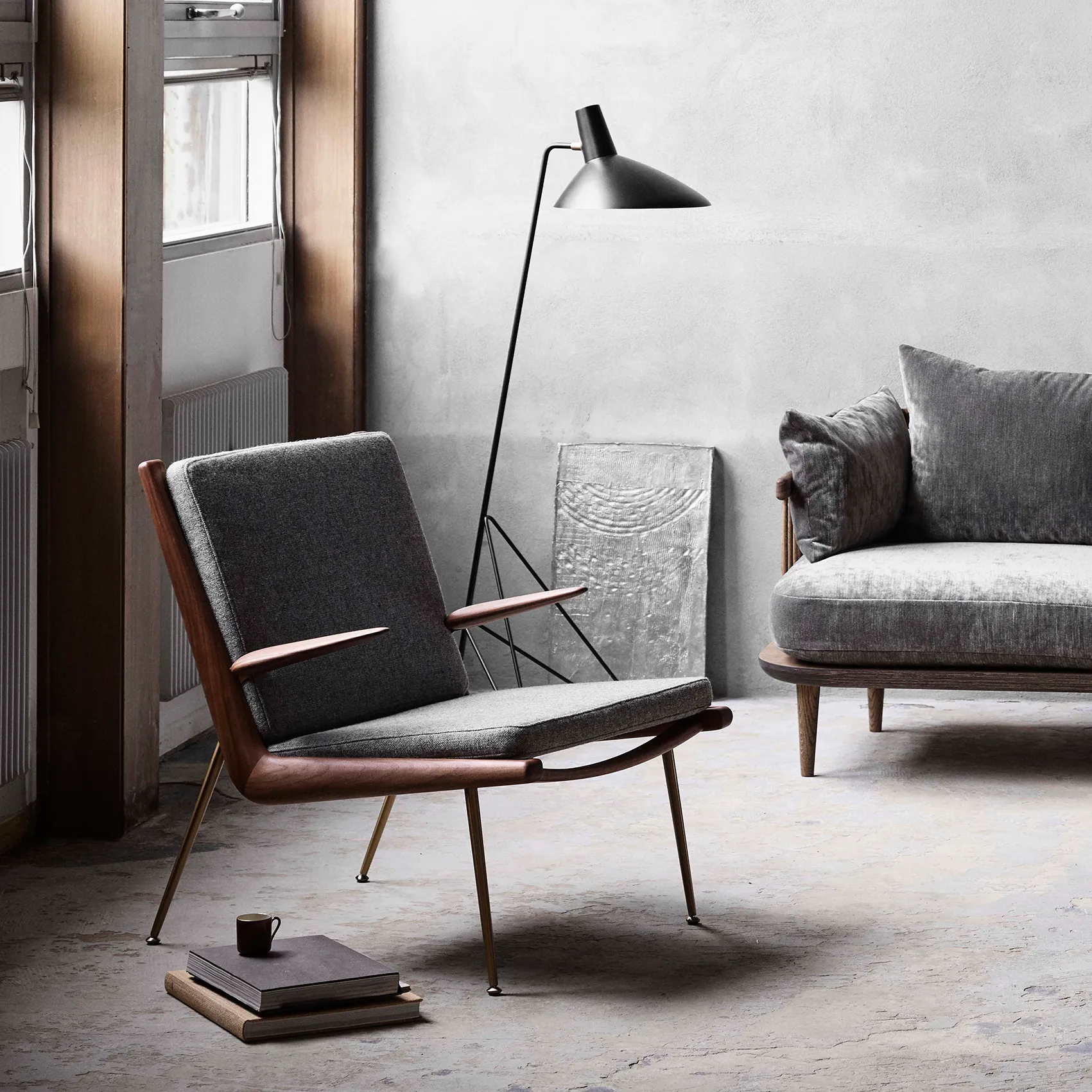 Tripod gulvlampe HM8, Svart &Tradition