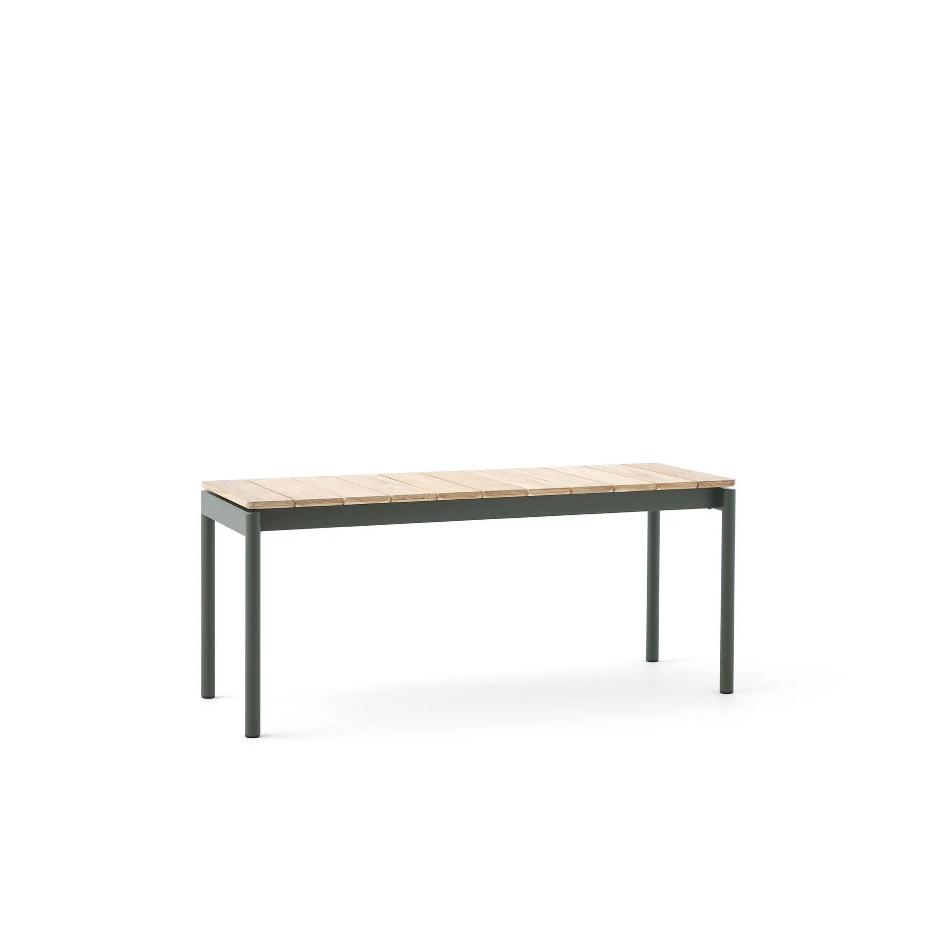 Ville AV27 benk small 110x40 cm, Bronze green &Tradition