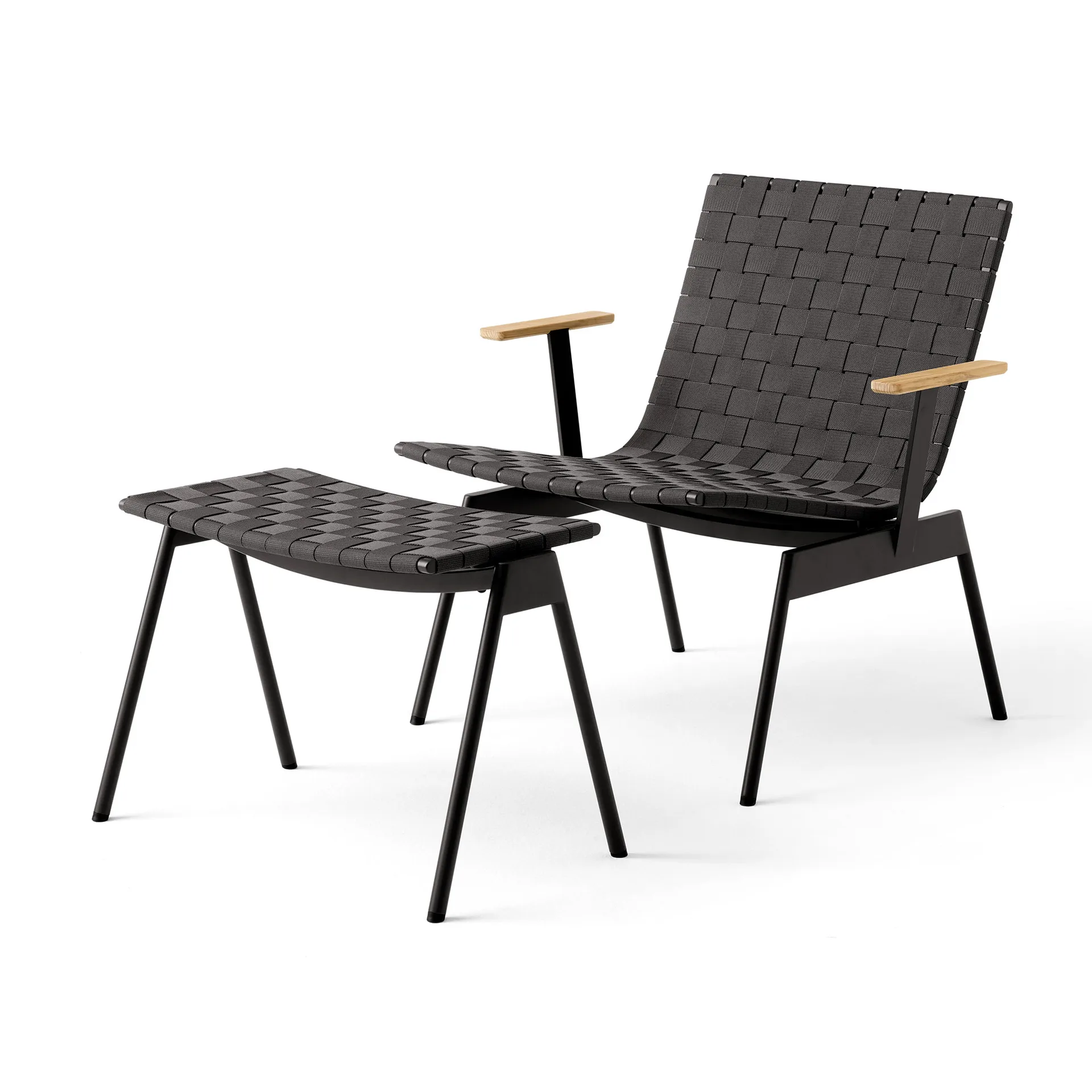 Ville Outdoor AV46 fotskammel, Warm black &Tradition