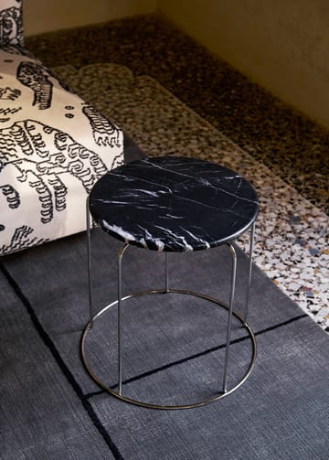 Wire Stool VP11 bordplate Ø38 cm - Marmor Nero Marquina - &Tradition