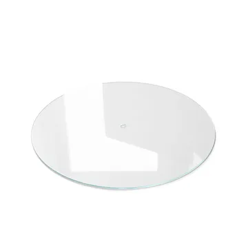 Wire VP17 sofabord - Rustfritt stål-glass, Ø74x36 cm - &Tradition